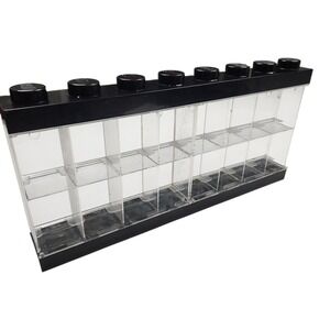 Lego Black & Clear Brick-Style Storage Display